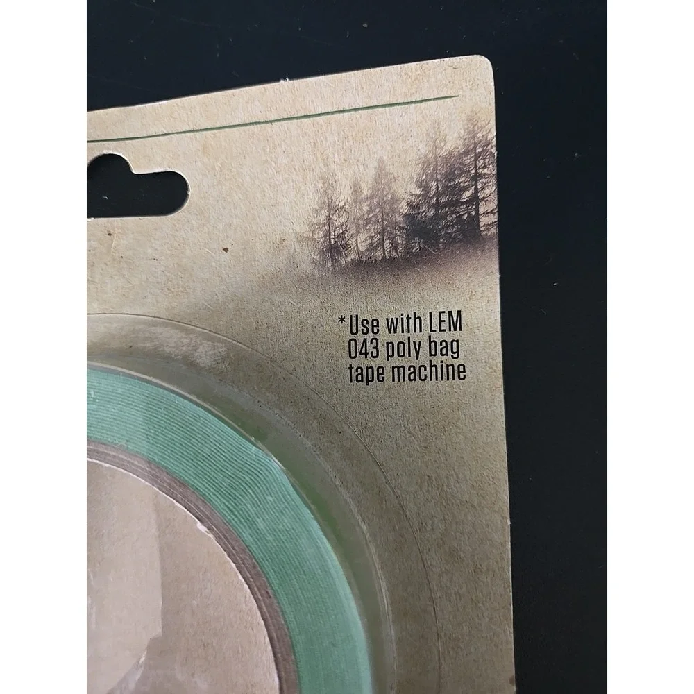 Steel Tape Bag Sealer w 2 Rolls Sealing Tape Plastic Bag Sealer Poly Bag Ice Bag